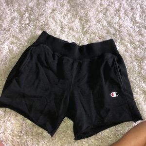 champion reverse weave black sweatshorts (like new